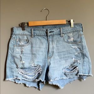 American Eagle Distressed Jean Shorts